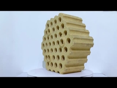 37-Loch-Checker-Ziegel mit niedrigem Kriech-Checker-Ziegel für Stahlwerke