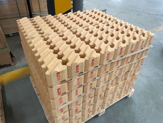 kaufen 80-83% Al2O3 Ankerziegel Hochaluminium angepasster Hochtemperatur-Feuerziegel online manufacture