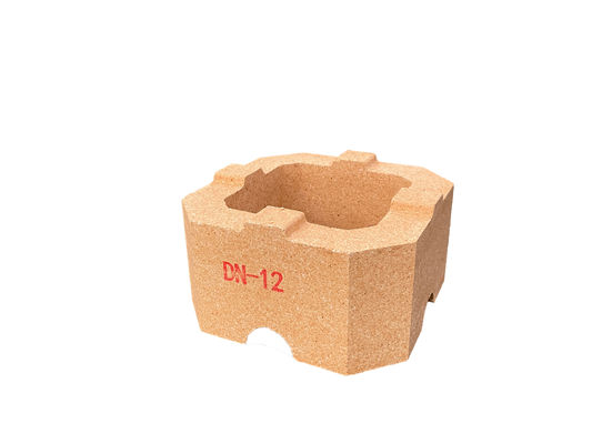 1520C High Heat Fire Brick DN12 High Heat Resistant Steine mit niedriger Porosität