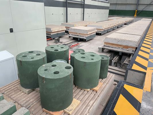 Vorgefertigter Corundum 1700°C Chrom Korund Steine hohe Temperatur